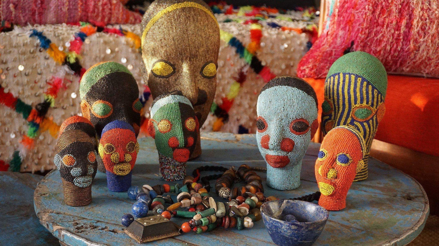 African Masks, Statues and Heads-A Little Morocco