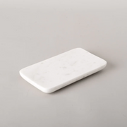 A Little Morocco Marble Soap Dish White