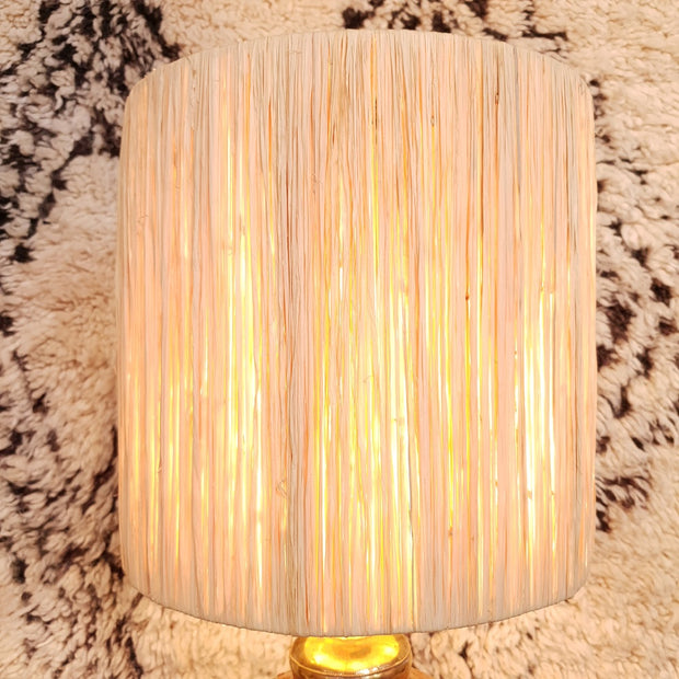 A Little Morocco, Tamegroute Table Lamp, Ochre Shade