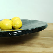 A Little Morocco, Tamegroute Extra Large RimPlatter A Black 