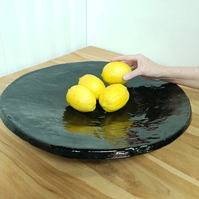 A Little Morocco, Tamegroute Extra Large Platter A Black Scale