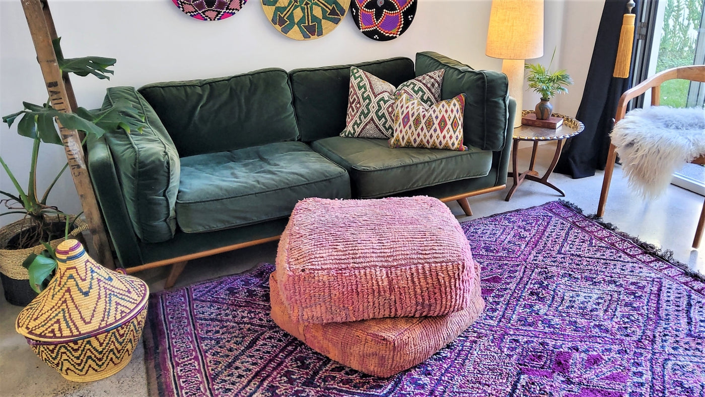 A Little Morocco, Moroccan Floor Cushion Setting
