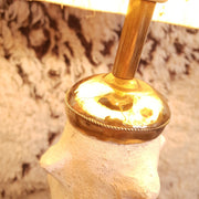 A Little Morocco, Tamegroute Unglazed Table Lamp Brass Fitting