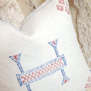 A Little Morocco, Cactus Silk Cushion, 50x50 Ice Baby Closeup