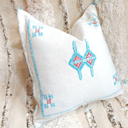 A Little Morocco, Cactus Silk Cushion, 50x50 Ice Cream Front