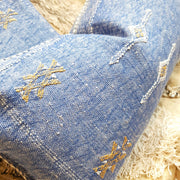 A Little Morocco Cactus Silk Cushion Daydream Detail
