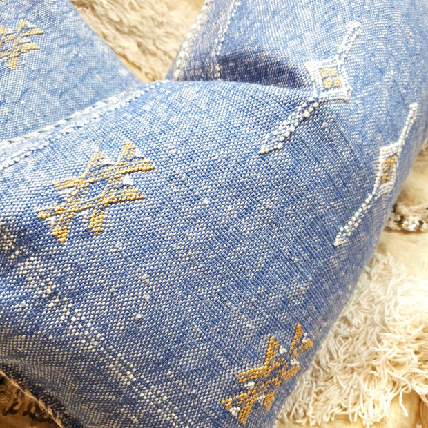 A Little Morocco Cactus Silk Cushion Daydream Detail