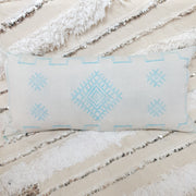 A Little Morocco Cactus Silk King Pillow Natural Blue Skies Front