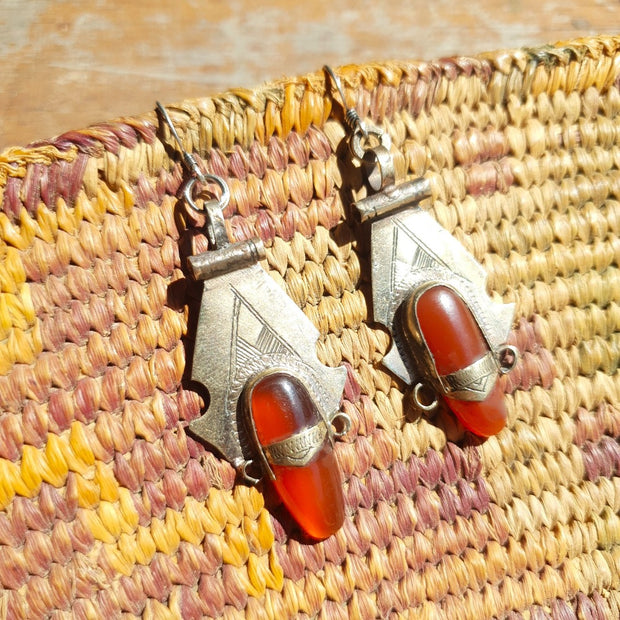 A Little Morocco, Moroccan Amber Earrings