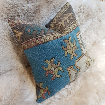 A Little Morocco Kilim Cushion Ottoman Front 