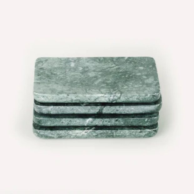 A Little Morocco Marble Soap Dish Green