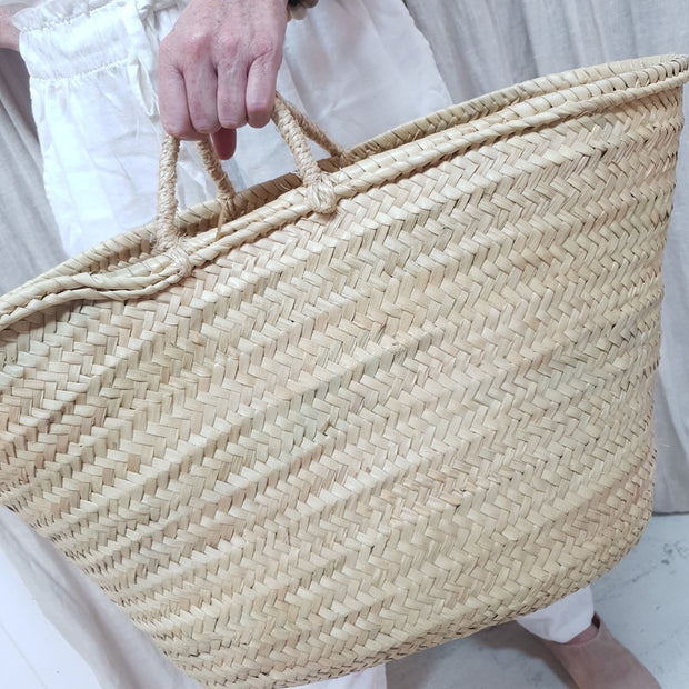 A Little Morocco Moroccan Basket Bag Nador Handles