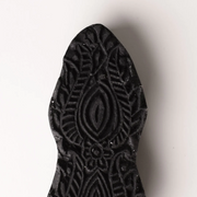 A Little Morocco, Handcarved Print Block Leaf Hook Detail