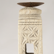 A Little Morocco, Vintage Carved Candle Stand Top
