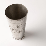 A Little Morocco Vintage Lassi Cup Silver Brass Single
