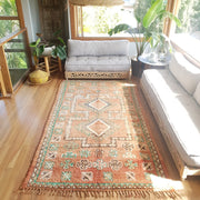 A Little Morocco, Vintage Moroccan Rug, Chima, Large Earthy Toned Rug, Front
