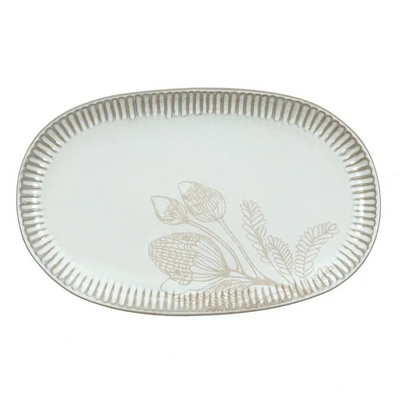 A Little Morocco Wild Flower Oval Platter