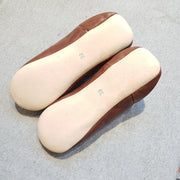 A Little Morocco, Babouche slippers, Chocolate Back View