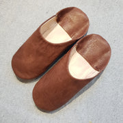 A Little Morocco, Babouche slippers, Chocolate