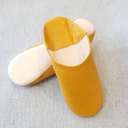 A Little Morocco, Babouche Slippers, Mustard, Layered