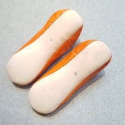 A Little Morocco, Babouche slippers, Tangerine Back View