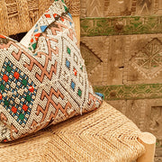A Little Morocco, Moroccan Kilim Cushion, Funky Fatima Angled