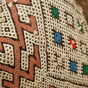 A Little Morocco, Moroccan Kilim Cushion, Funky Fatima Closeup