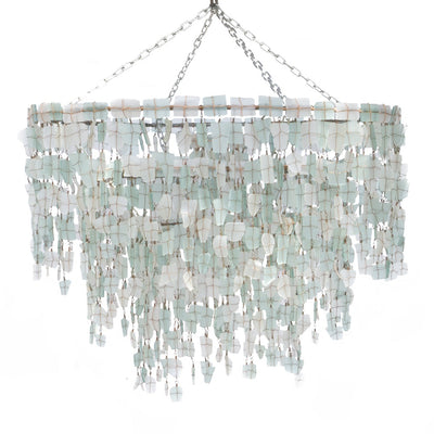 A Little Morocco - Malawi Chandelier Aqua and White