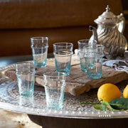 Moroccan Handblown Glasses, Moroccan Beldi Moroccan Tea Glass 