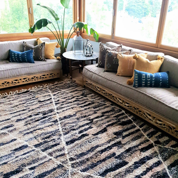 A Little Morocco, Mystic Skies New Moroccan Rug Styled