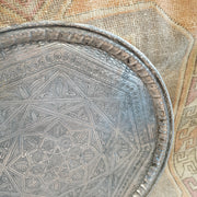 A Little Morocco, Moroccan Tray Table Silver and large