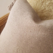 A Little Morocco, Pompom Cushion Tan Closeup