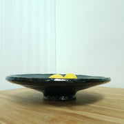 A Little Morocco, Tamegroute Extra Large Platter Black, Side View
