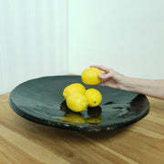 A Little Morocco, Tamegroute Platter C, Black, Scale View