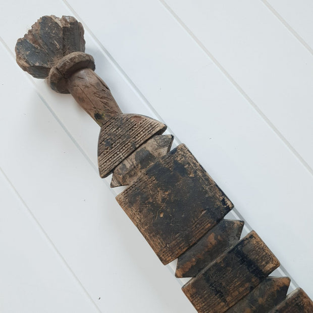 A Little Morocco, Vintage Moroccan Tent Peg R Closeup