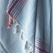 A Little Morocco, Turkish Towel, Blue Passion Closeup