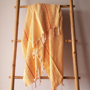 A Little Morocco, Turkish Hammam Towel - Golden Passion, Front