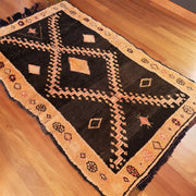 A Little Morocco, Small Area Vintage Moroccan Rug. Pride Angled