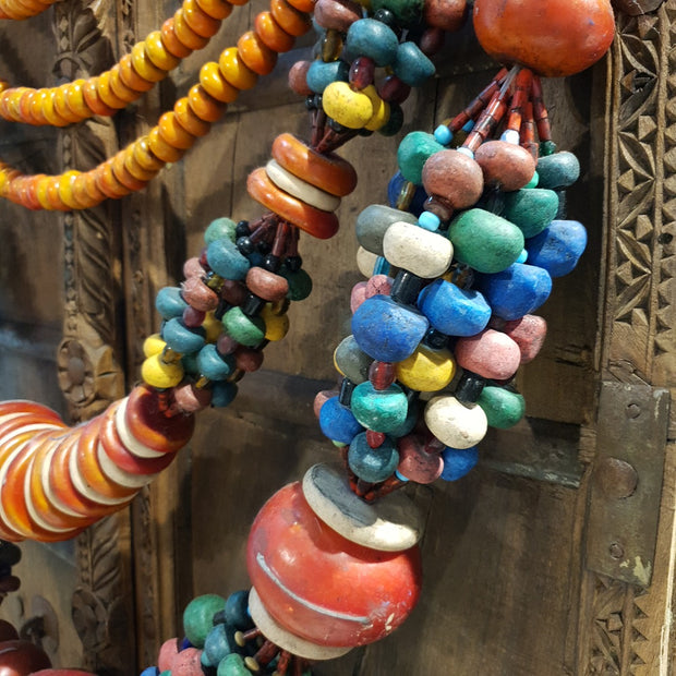 Moroccan Amber Resin Beads - Xlarge Wall Decor