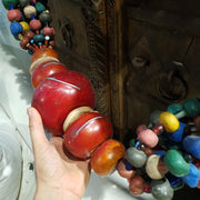 A Little Morocco, Wall Decore, Extra Large Resin Amber Beads scale