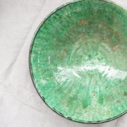 Tamegroute - Large Green Bowl 31cm-Tamegroute-A Little Morocco