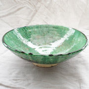 Tamegroute - Medium Green Bowl 31cm-Tamegroute-A Little Morocco